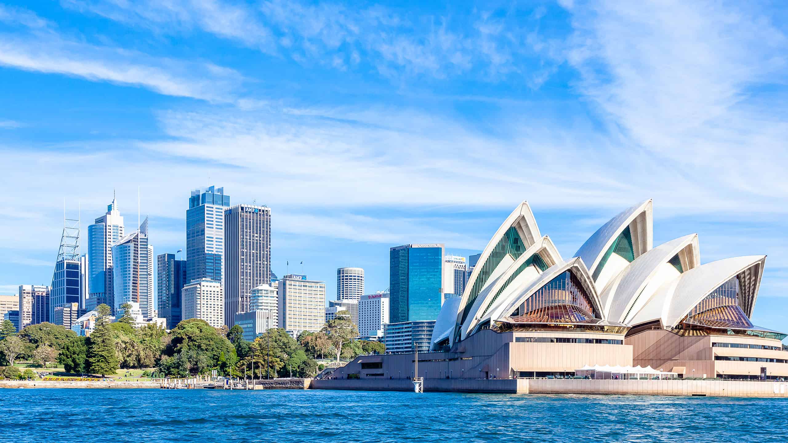 Sydney skyline with opera house